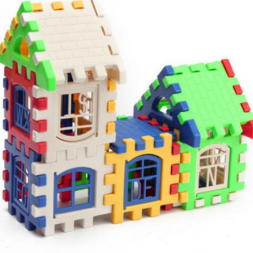 Building Blocks House Educational Toy